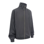 Minimalist Stand Collar Zip Up Sweatshirt