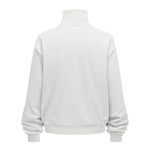 Minimalist Stand Collar Zip Up Sweatshirt