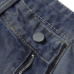 Vintage Washed Baggy Straight-Leg Denim Jeans