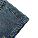 Printed Multi Pocket Denim Cargo Shorts