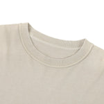 275G Heavyweight Cotton Coverstitch Cropped Tee