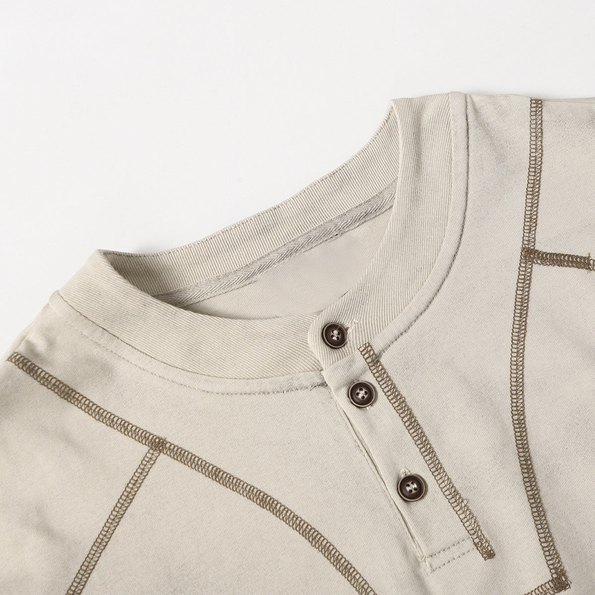 Button Shoulder Detail Vintage Washed Short Sleeve Tee