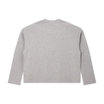 260G Waffle Knit Boxy Long Sleeve Tee