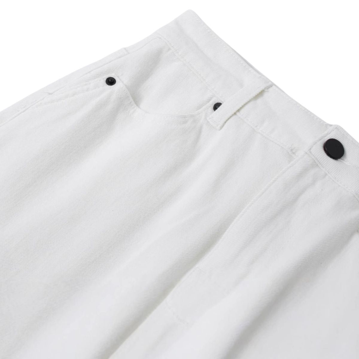 Women's White Denim Mini Skirt