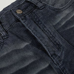 Faded Grey Vintage Wash Wide-Leg Jeans