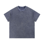 340G Vintage Wash Waffle Knit Relaxed Fit T-Shirt