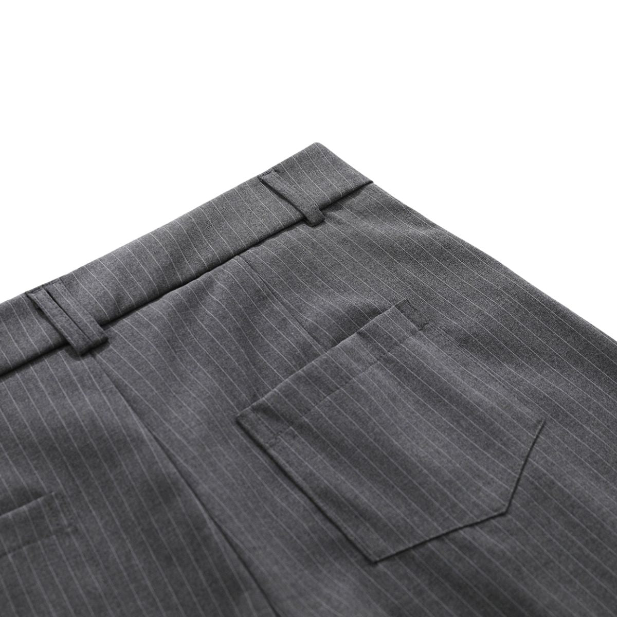 Vintage Pinstripe Wide Leg Cropped Trousers