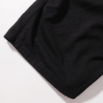 Contrast Stitch Utility Denim Shorts