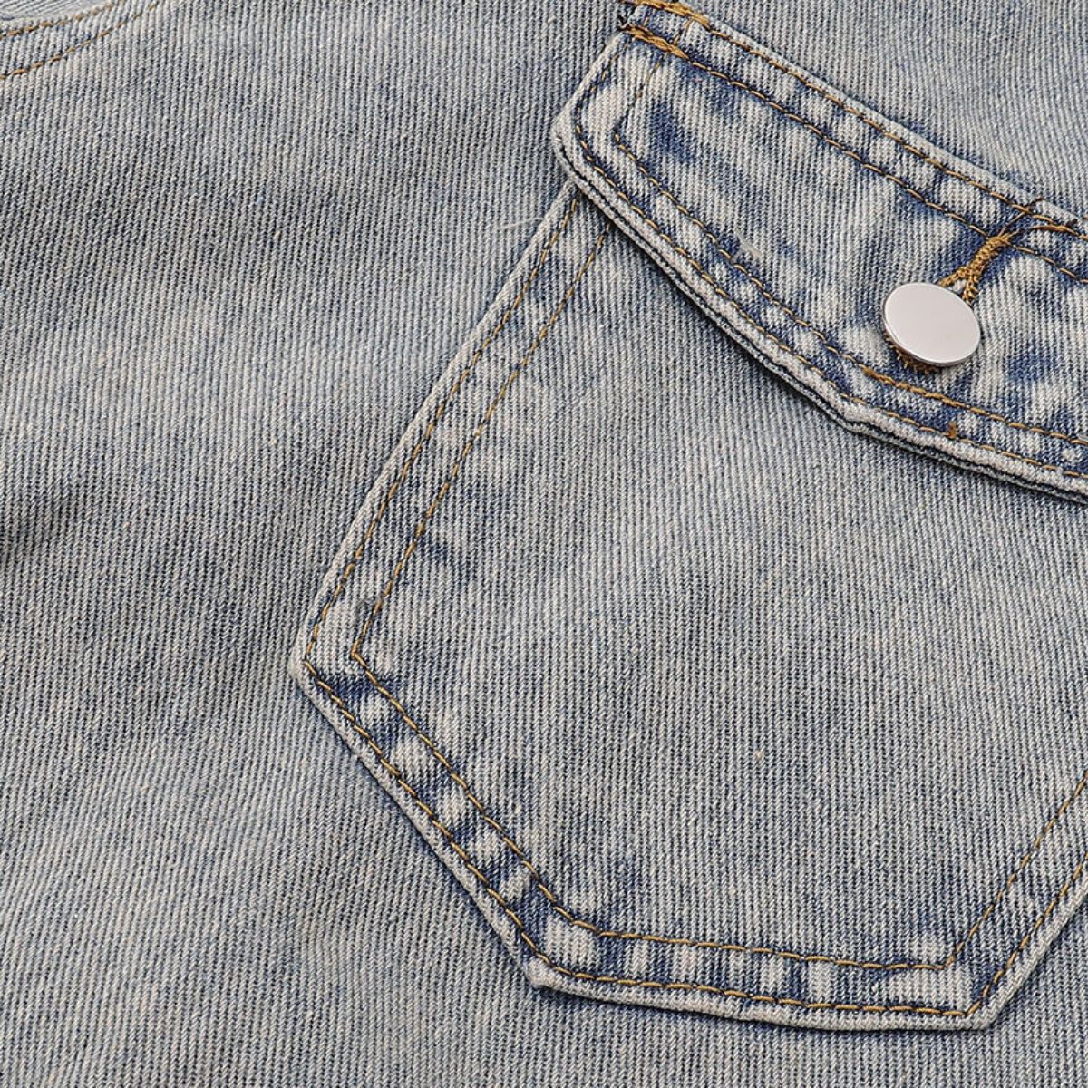 Raw Edge Star Denim Trucker Jacket