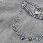 Raw Edge Star Denim Trucker Jacket