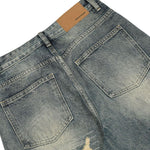 Smoke Rise Stitched Camo Ripped Denim Jeans