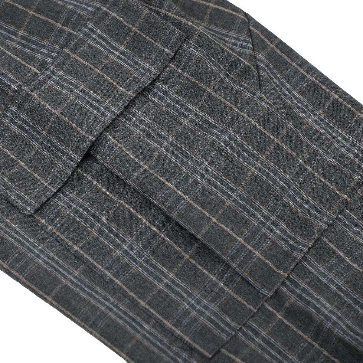Plaid Multi-Pocket Cropped Cargo Shorts