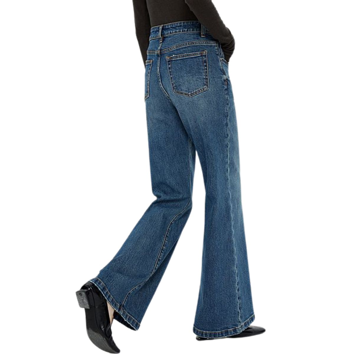 Risen Women's High-Rise Bootcut Jeans