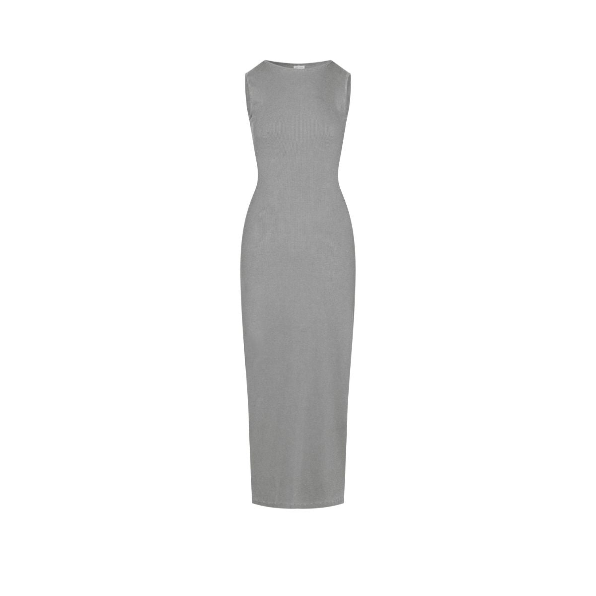 Sleeveless Washed Ribbed Maxi Dress
