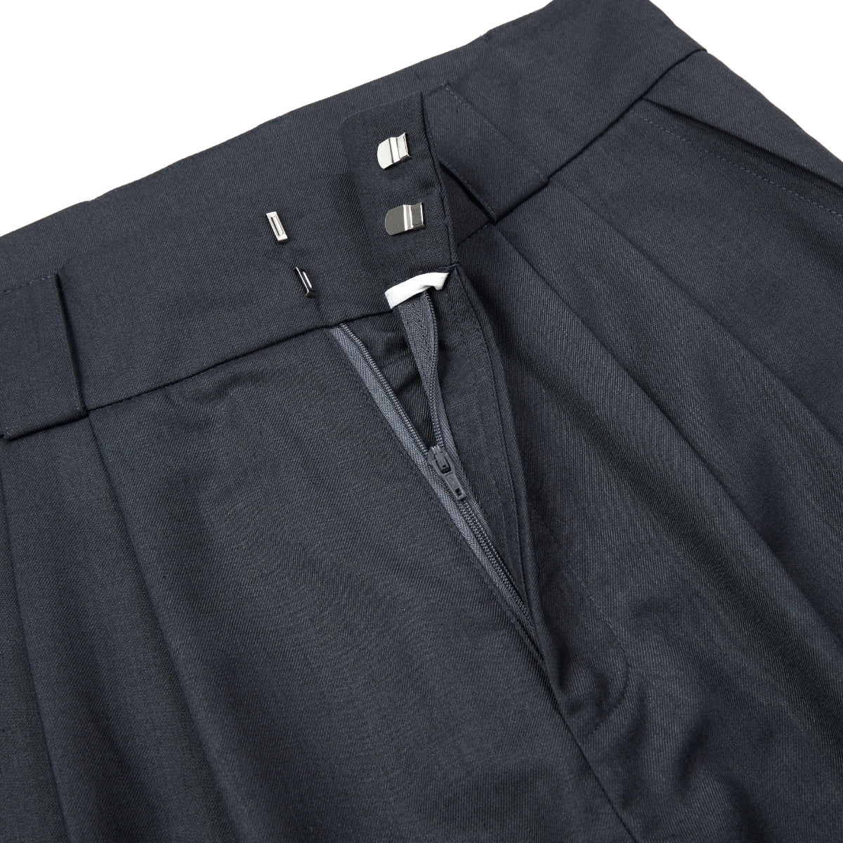 Vintage High Street Pleated Wide-Leg Draped Trousers