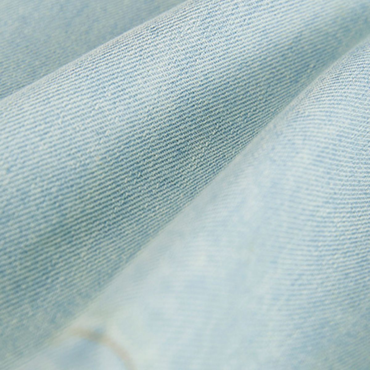 Pleated Short Sleeve Mini Denim Shirtdress