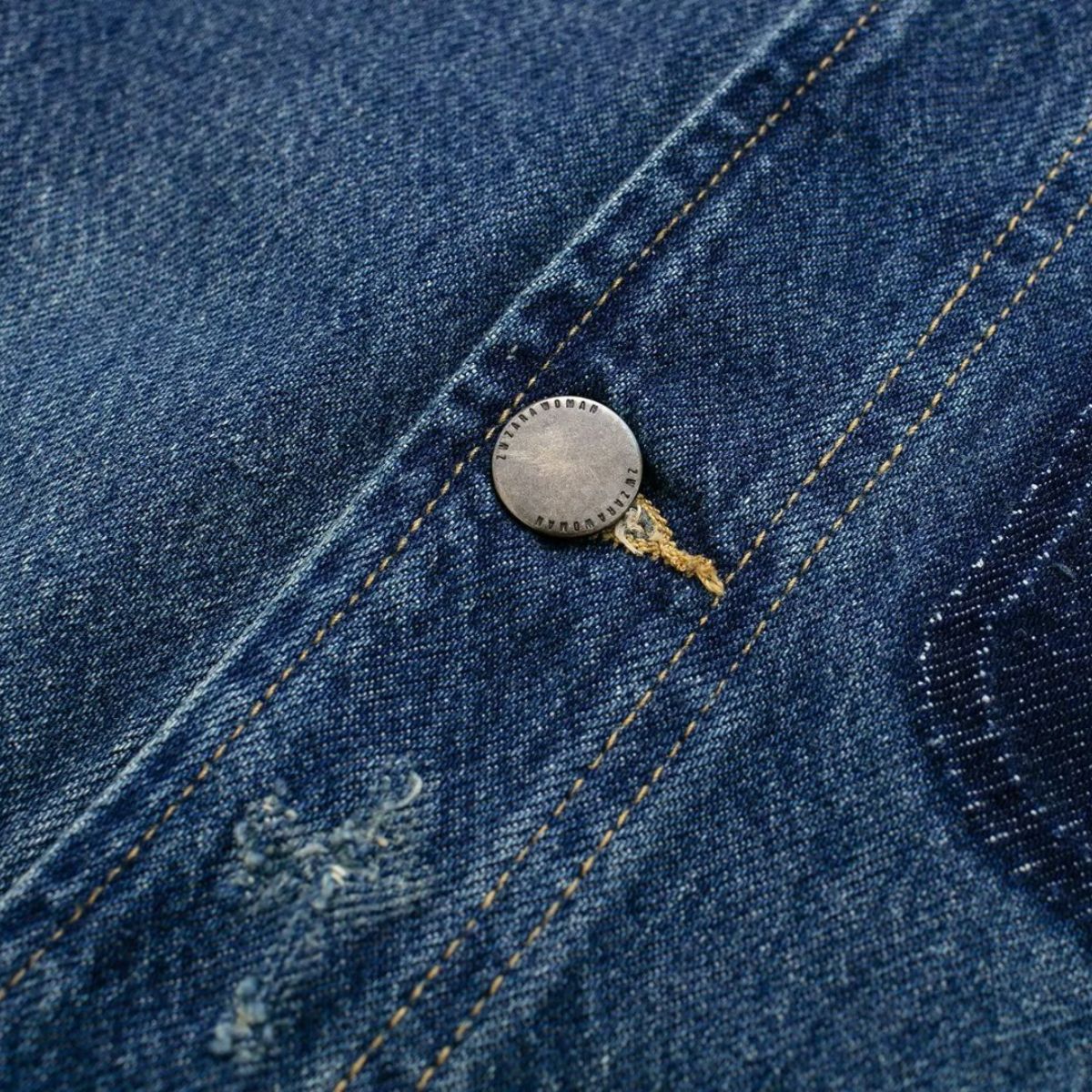 Hip-hop Versatile Pocket-decorated Loose Denim Shirt Jacket