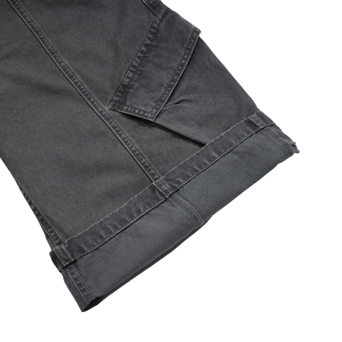 Multi-Pocket Baggy Cargo Cropped Pants