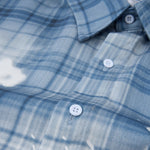 Heavyweight Distressed Plaid Box Polo Shirt 7.0oz