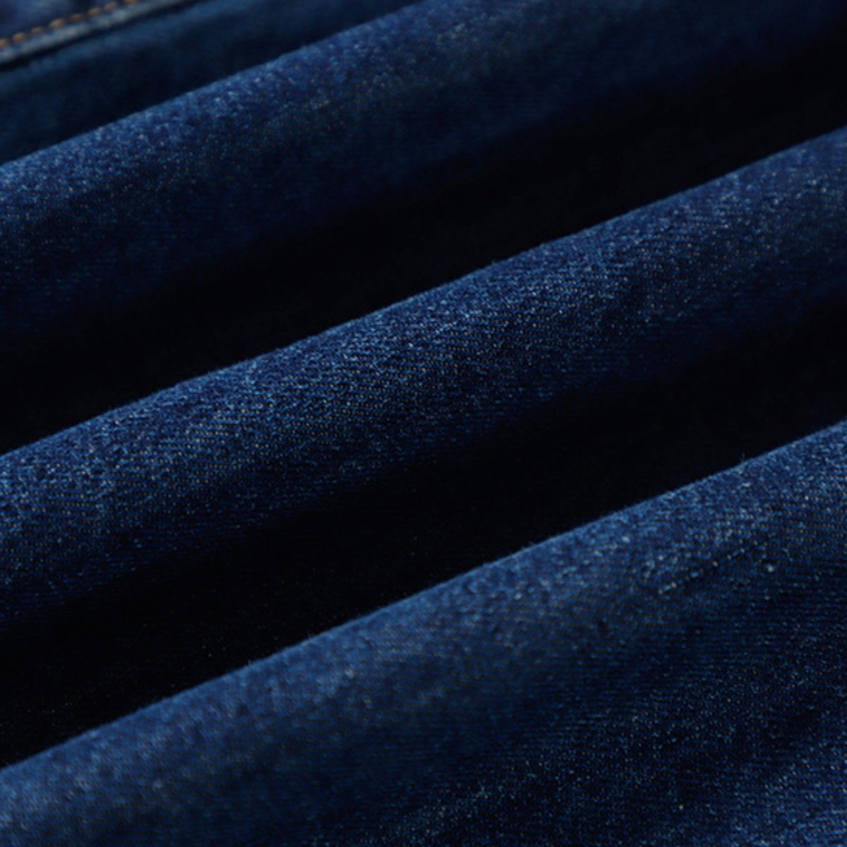 Button-Front Lace Trim Denim Shirt