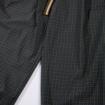 Vintage Plaid Wide Leg Relaxed Drawstring Pants