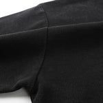 Heavyweight Washed Waffle Cotton Long Sleeve Tee 340G