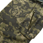 Smoke Rise Camouflage Patchwork Ripped Jeans