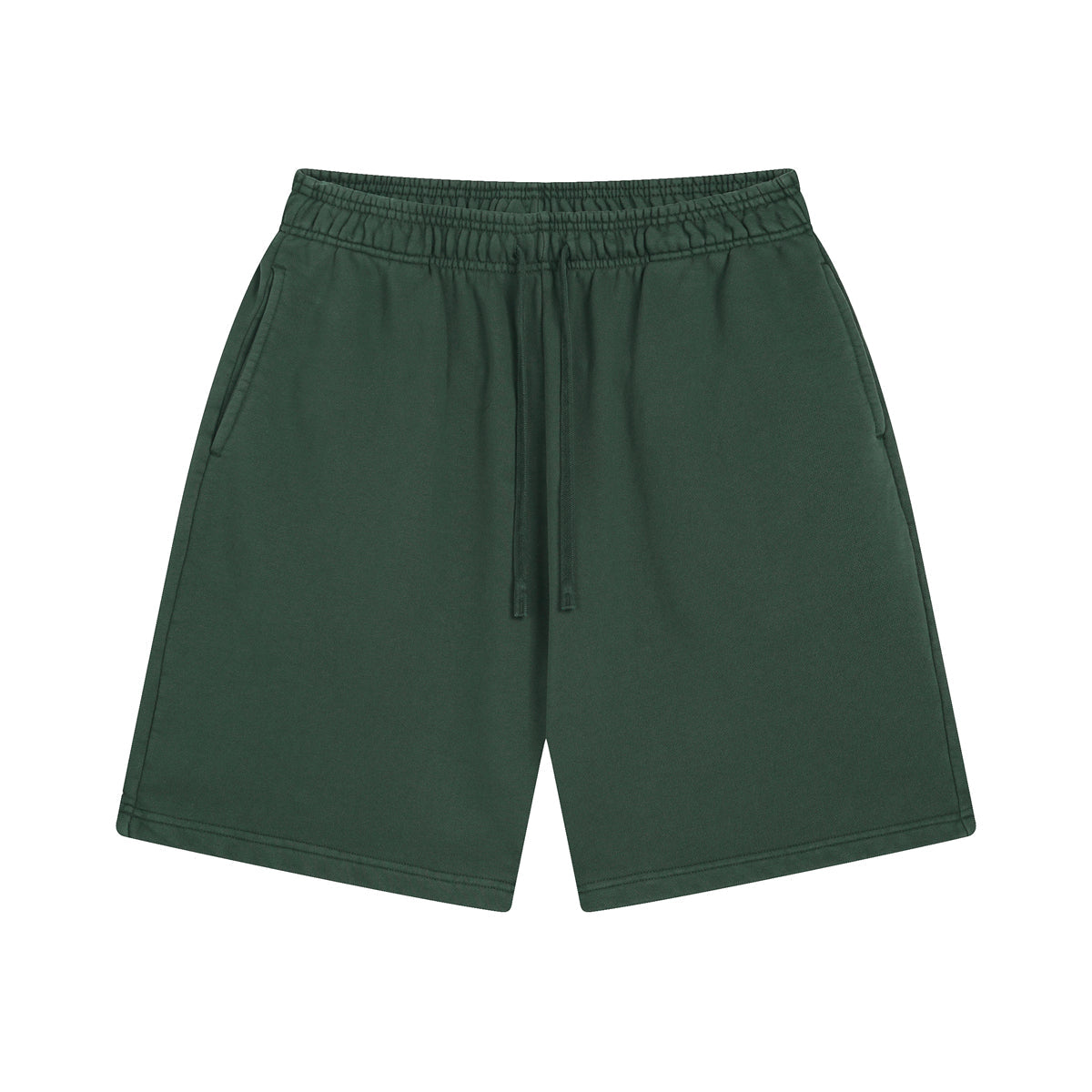 Stone Wash Thick Cotton Shorts