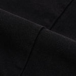 Black Washed Cotton Ripped Boxy Tee