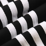 Mock Layered Contrast Strap Sweatshirt