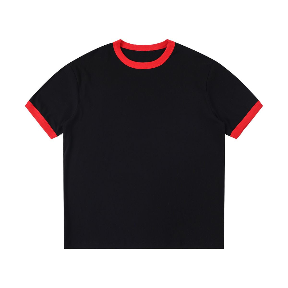 Crew Neck Boxy Fit Ringer Tee 220gsm