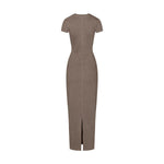 Vintage Wash Ribbed Tee Maxi Dress