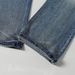 Vintage Light Wash High Waisted Flared Denim Jeans