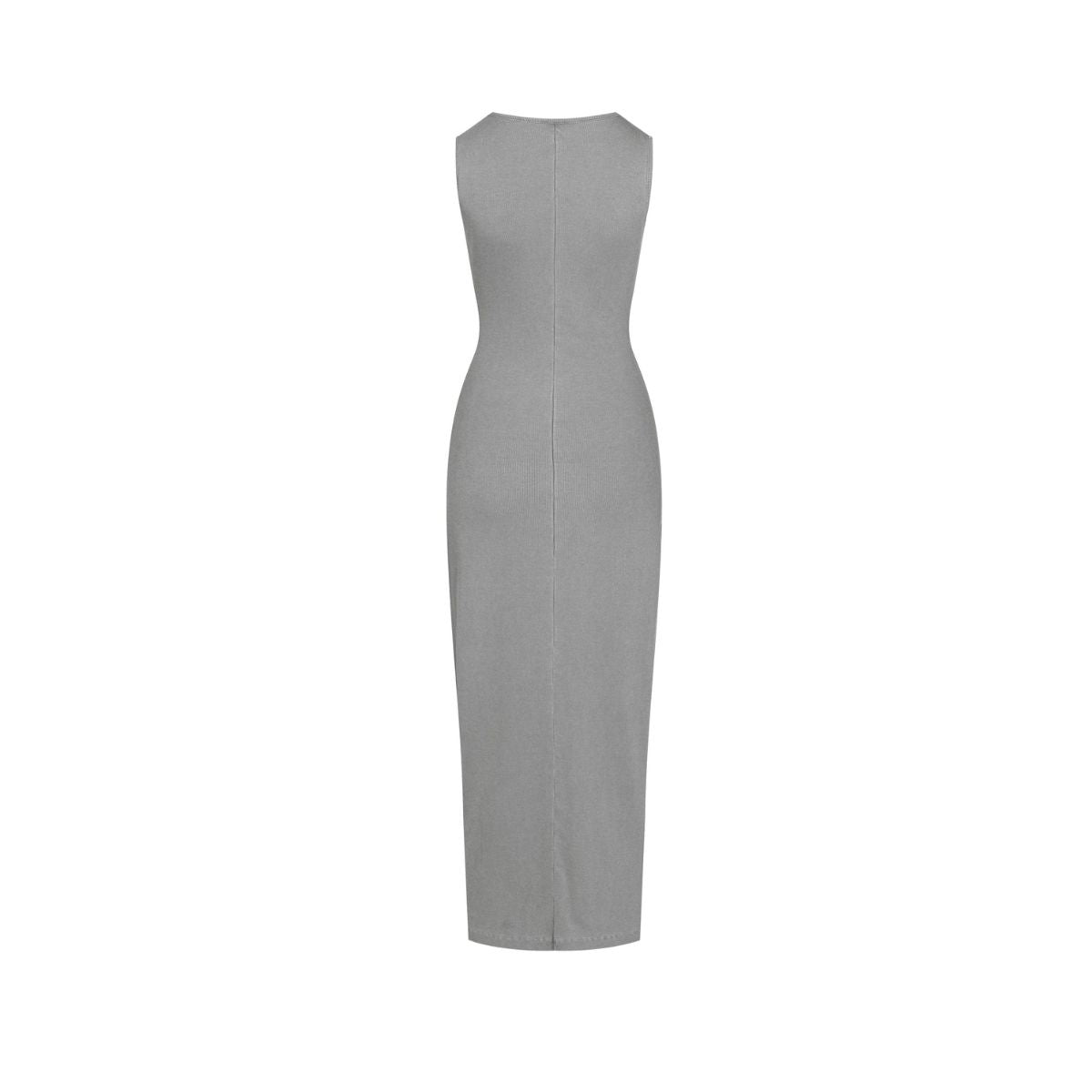 Sleeveless Washed Ribbed Maxi Dress
