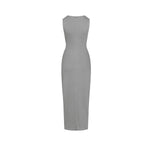 Sleeveless Washed Ribbed Maxi Dress