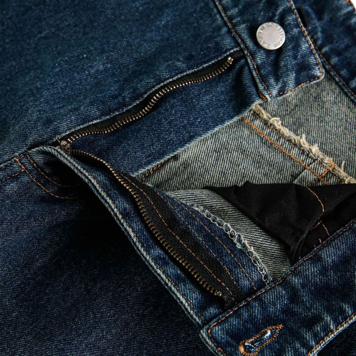 Smoke Rise Ombre Washed Faded Barrel Leg Jeans