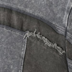 Patchwork Vintage Washed Short Sleeve Cotton Tee