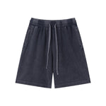 Men’s Vintage Wash Loose Fit Snowflake Waffle Shorts