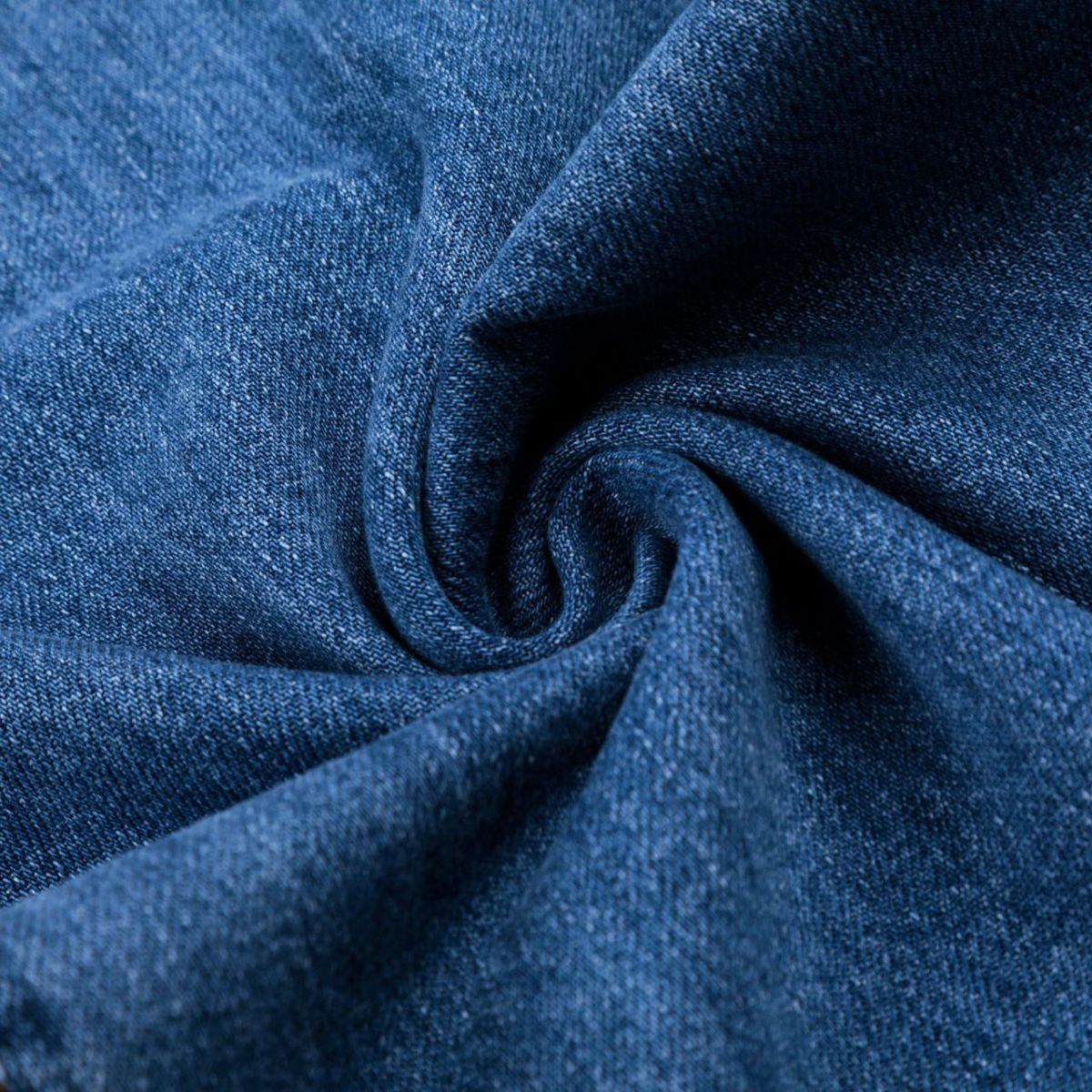 Vintage Blue Wide Leg Washed Denim Jeans