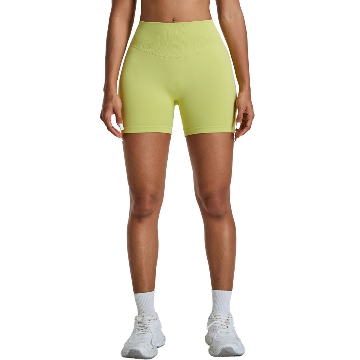 High-Rise Seamless Workout Shorts