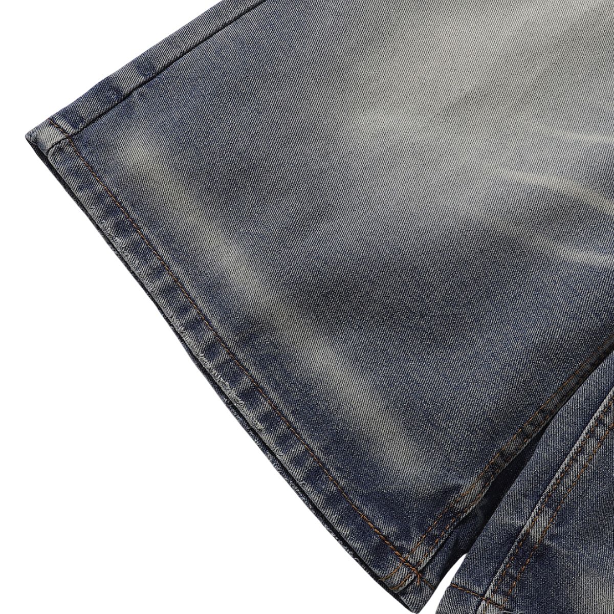 Vintage Frost Wash Button Fly Denim Shorts