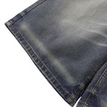 Vintage Frost Wash Button Fly Denim Shorts