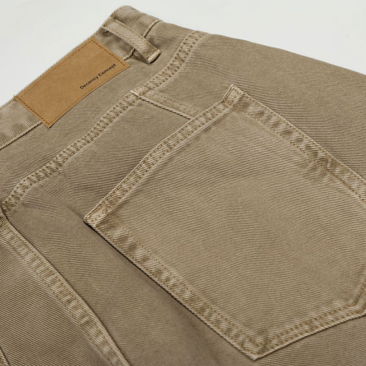 Adjustable Cuffs High Waist Wide Leg Beige Cargos