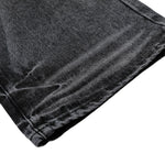 Vintage Washed Black Flared Denim Jeans