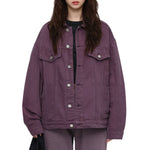 Unisex Washed Trucker Denim Jacket