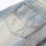 Classic Vintage Wash Straight Leg Relaxed Jeans