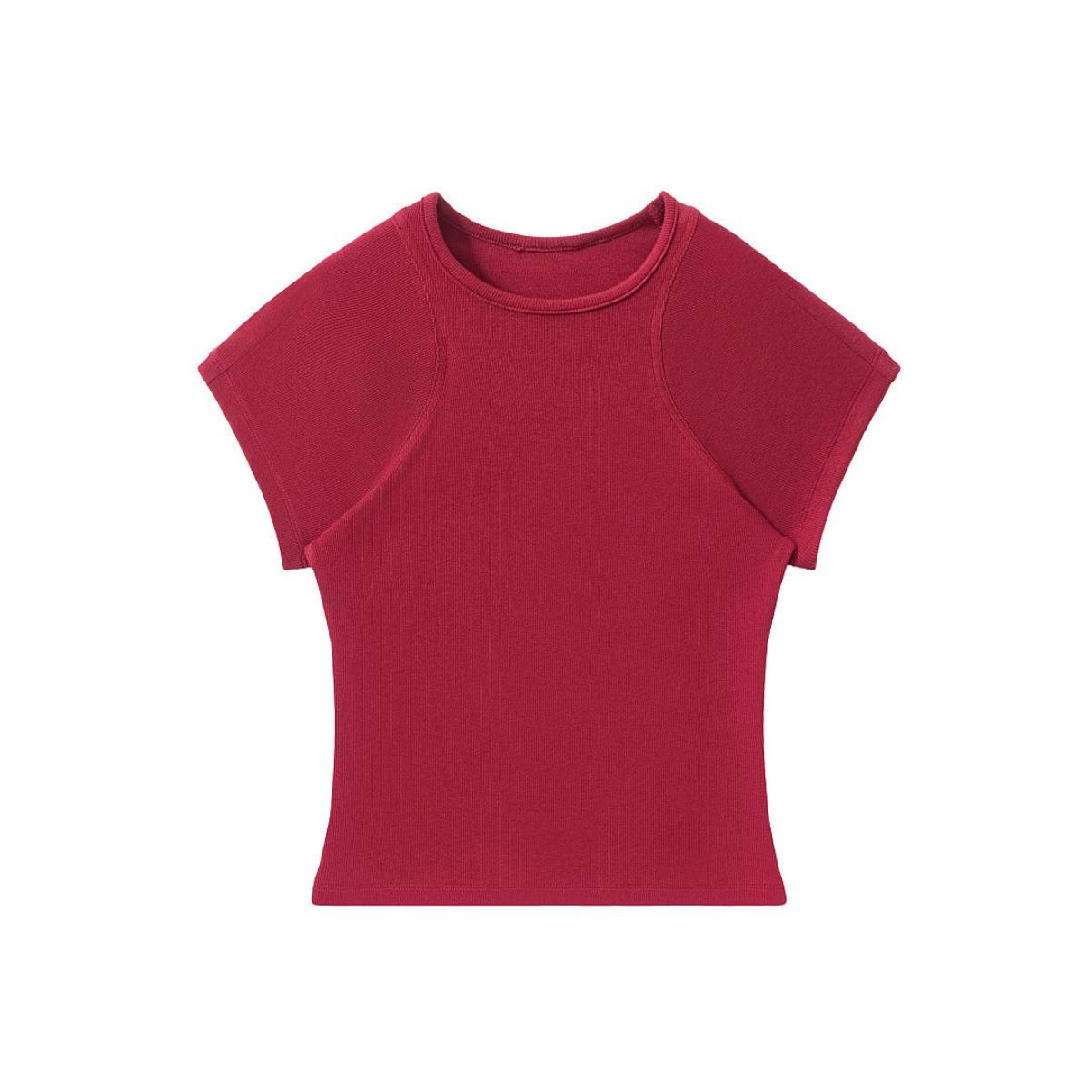 Academia Style Soft Daily Wear Stretch Tee