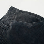 High Waisted Wide Leg Corduroy Cargo Pants