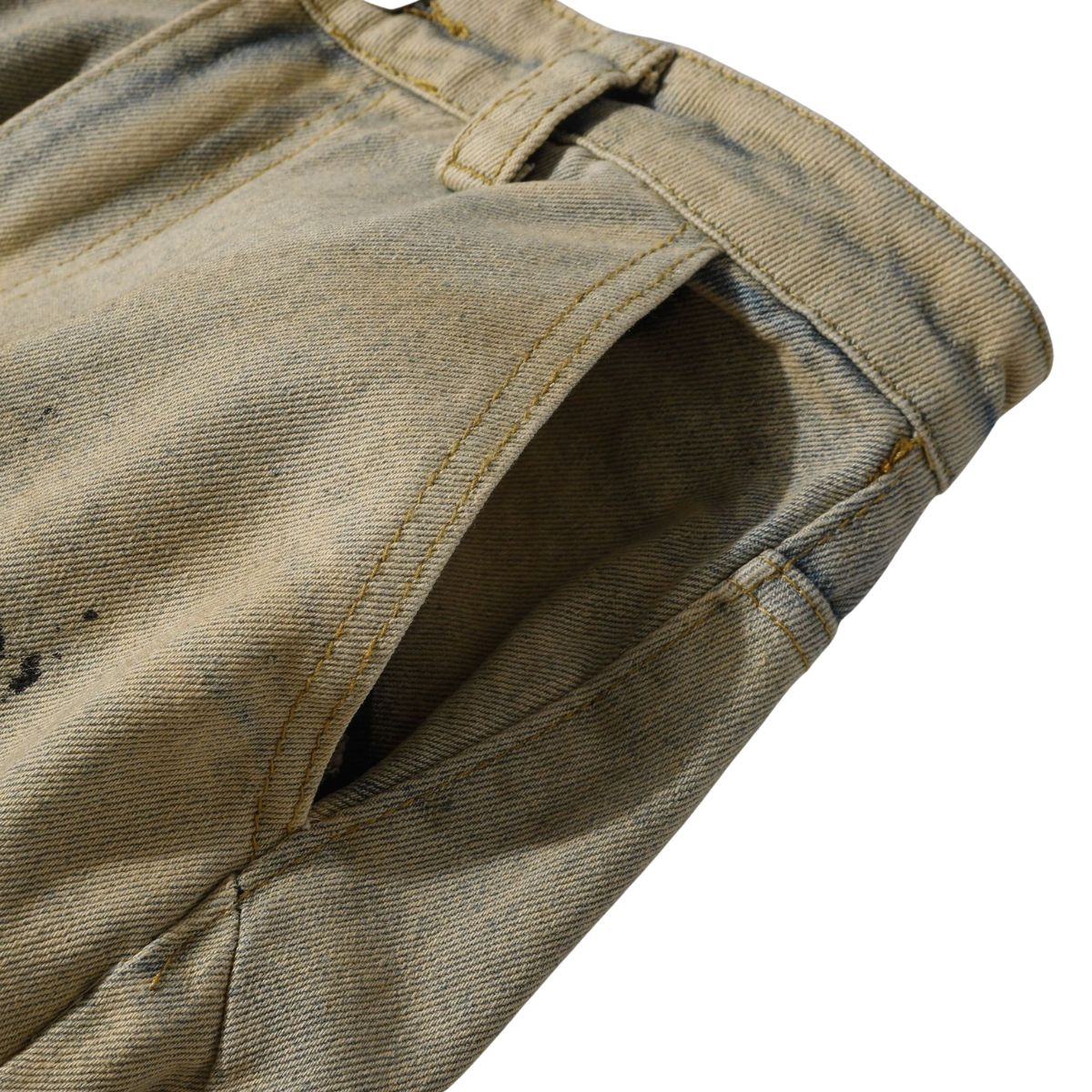 Smoke Rise Muddy Washed Barrel-Leg Jeans