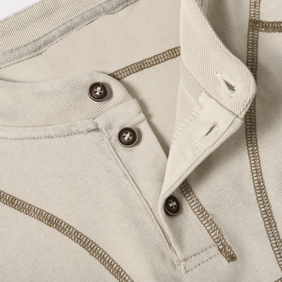 Button Shoulder Detail Vintage Washed Short Sleeve Tee
